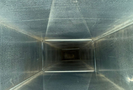 Clean air duct after professional HVAC duct cleaning service in Queens, Brooklyn, and Long Island, NY by A’Duct Clean